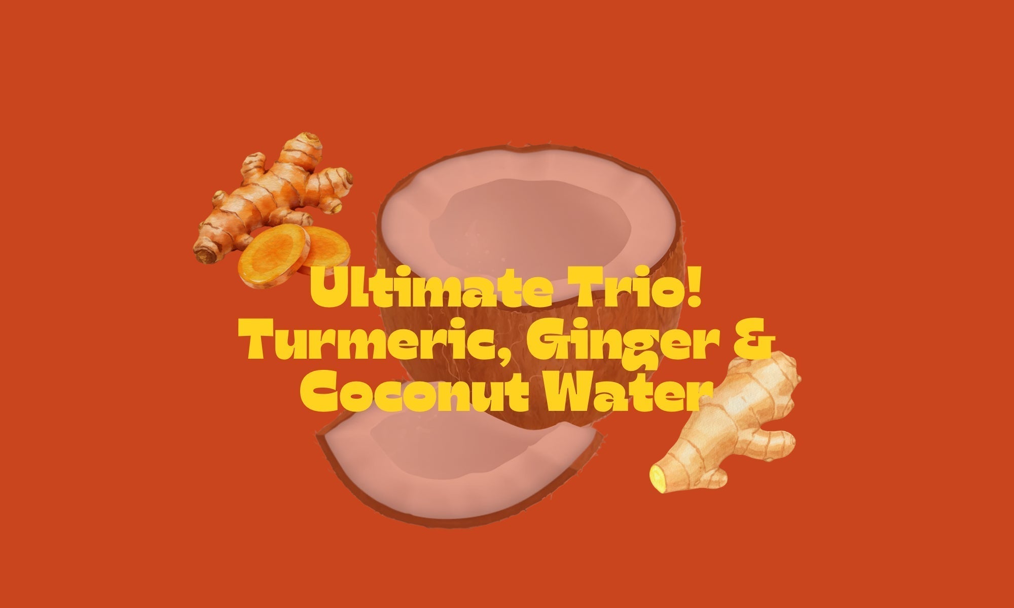 The Ultimate Trio: Why Turmeric, Ginger, and Coconut Water Are the Ultimate Hydration Powerhouse